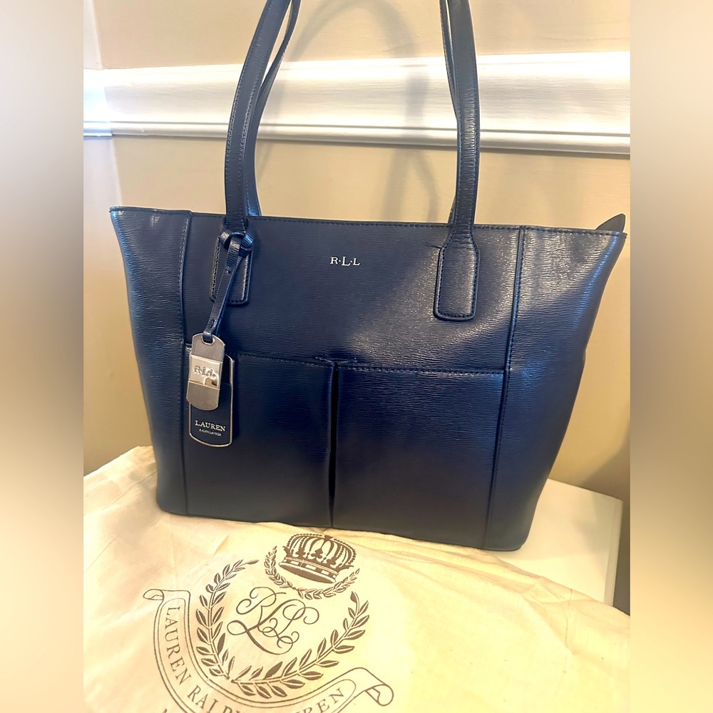 Lauren Ralph  Tote Bag (Navy)